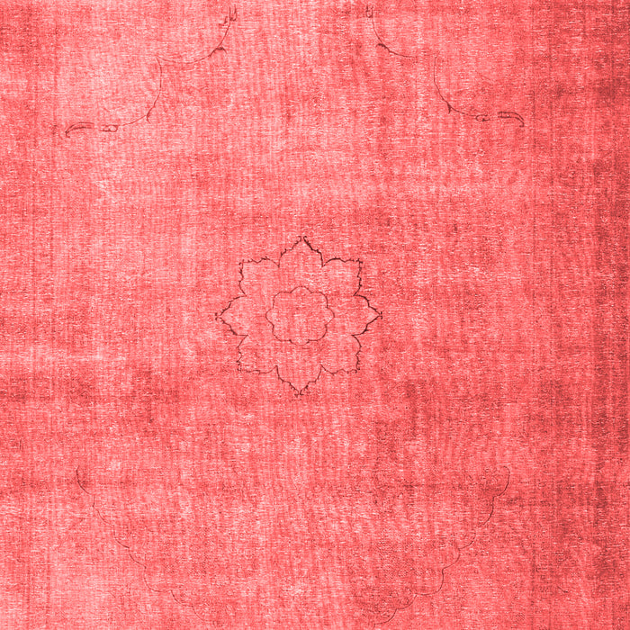 Machine Washable Persian Red Traditional Rug, wshtr3036red