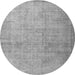 Machine Washable Persian Gray Traditional Rug, wshtr3036gry