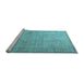 Sideview of Machine Washable Persian Light Blue Traditional Rug, wshtr3036lblu