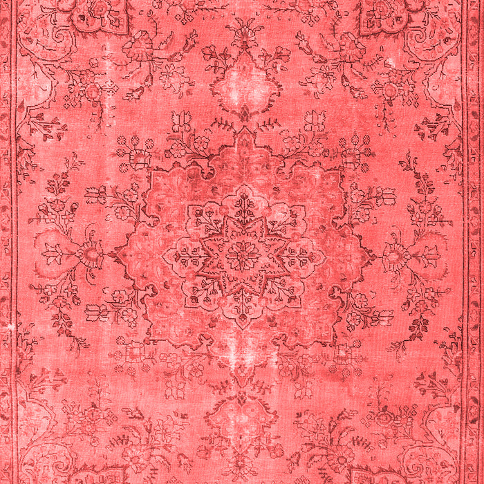 Machine Washable Persian Red Traditional Rug, wshtr3038red