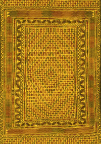 Southwestern Yellow Country Rug, tr3039yw