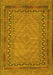 Southwestern Yellow Country Rug, tr3039yw