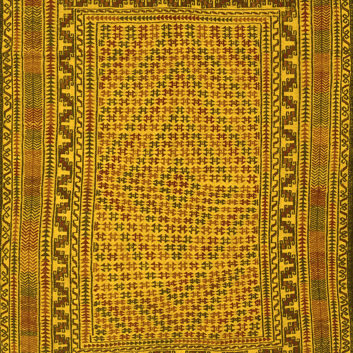Southwestern Yellow Country Rug, tr3039yw