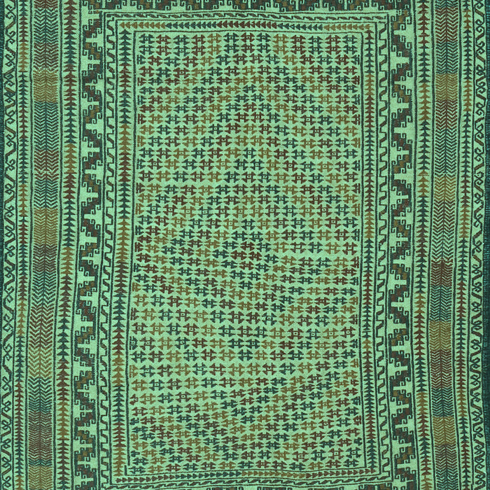 Southwestern Turquoise Country Rug, tr3039turq