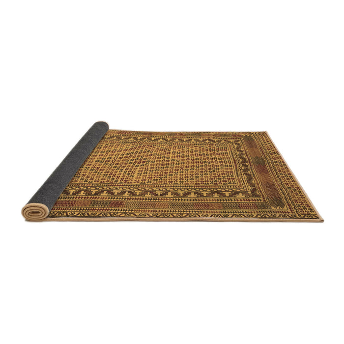 Sideview of Southwestern Brown Country Rug, tr3039brn