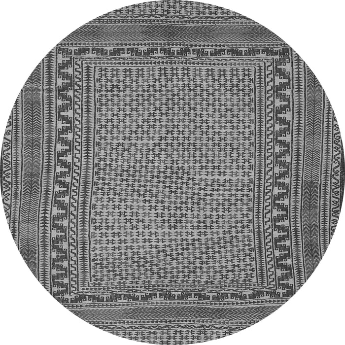 Square Southwestern Gray Country Rug, tr3039gry