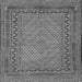 Serging Thickness of Southwestern Gray Country Rug, tr3039gry