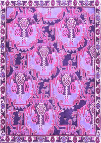 Animal Purple Traditional Rug, tr303pur