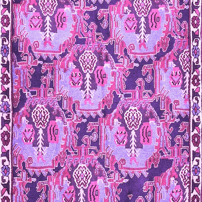 Animal Purple Traditional Rug, tr303pur