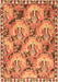 Animal Orange Traditional Rug, tr303org