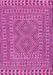 Machine Washable Persian Pink Traditional Rug, wshtr3040pnk