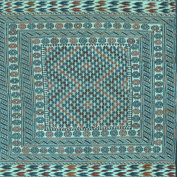 Square Persian Light Blue Traditional Rug, tr3040lblu
