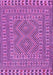 Machine Washable Persian Purple Traditional Area Rugs, wshtr3040pur