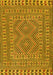 Machine Washable Persian Yellow Traditional Rug, wshtr3040yw