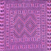 Square Persian Purple Traditional Rug, tr3040pur