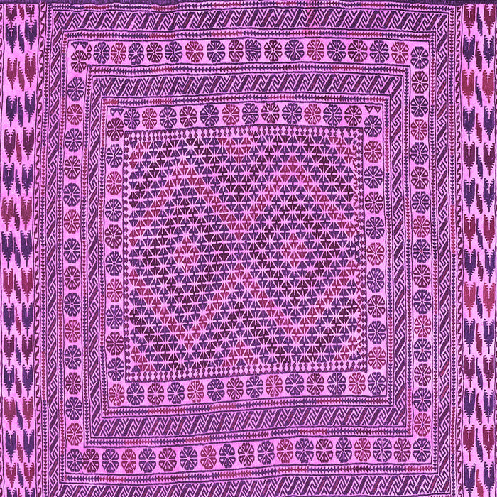 Square Machine Washable Persian Purple Traditional Area Rugs, wshtr3040pur
