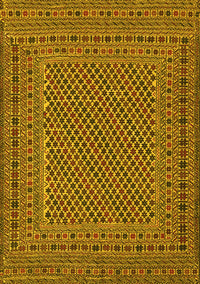 Persian Yellow Traditional Rug, tr3041yw