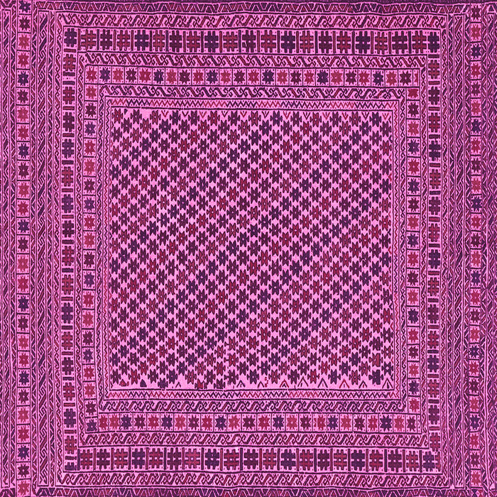 Square Persian Pink Traditional Rug, tr3041pnk