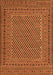 Persian Orange Traditional Rug, tr3041org