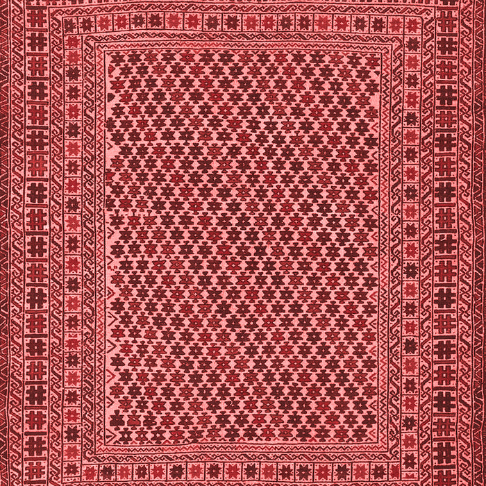 Machine Washable Persian Red Traditional Rug, wshtr3041red