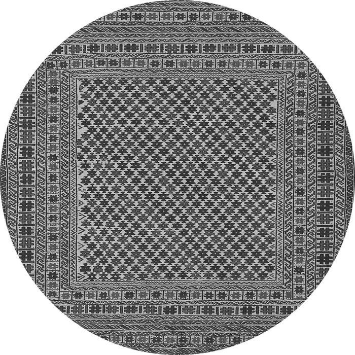 Machine Washable Persian Gray Traditional Rug, wshtr3041gry