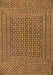 Machine Washable Persian Brown Traditional Rug, wshtr3042brn