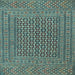 Square Machine Washable Persian Light Blue Traditional Rug, wshtr3042lblu