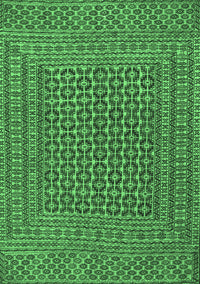 Persian Emerald Green Traditional Rug, tr3042emgrn