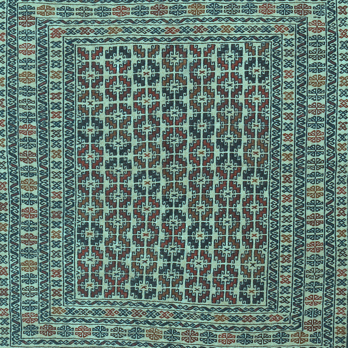 Machine Washable Persian Light Blue Traditional Rug, wshtr3042lblu