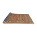 Sideview of Traditional Brown Red Southwestern Rug, tr3043