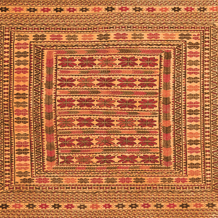 Serging Thickness of Southwestern Orange Country Rug, tr3043org
