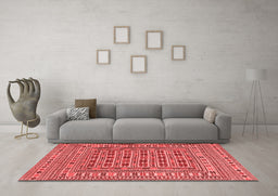 Country Red Washable Rugs