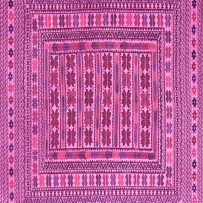 Square Southwestern Pink Country Rug, tr3043pnk