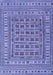 Southwestern Blue Country Rug, tr3043blu