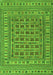 Southwestern Green Country Rug, tr3043grn