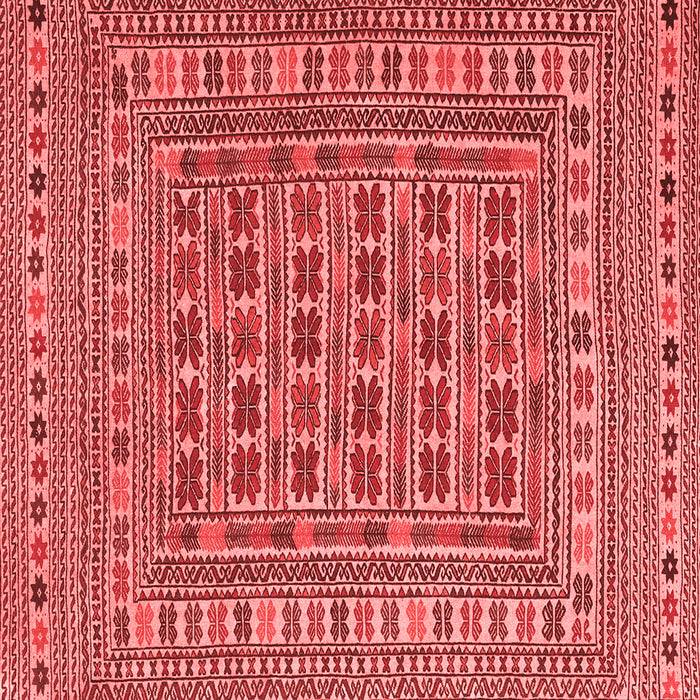Machine Washable Southwestern Red Country Rug, wshtr3043red