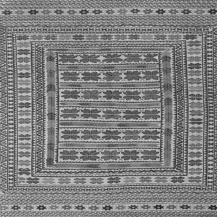 Serging Thickness of Southwestern Gray Country Rug, tr3043gry