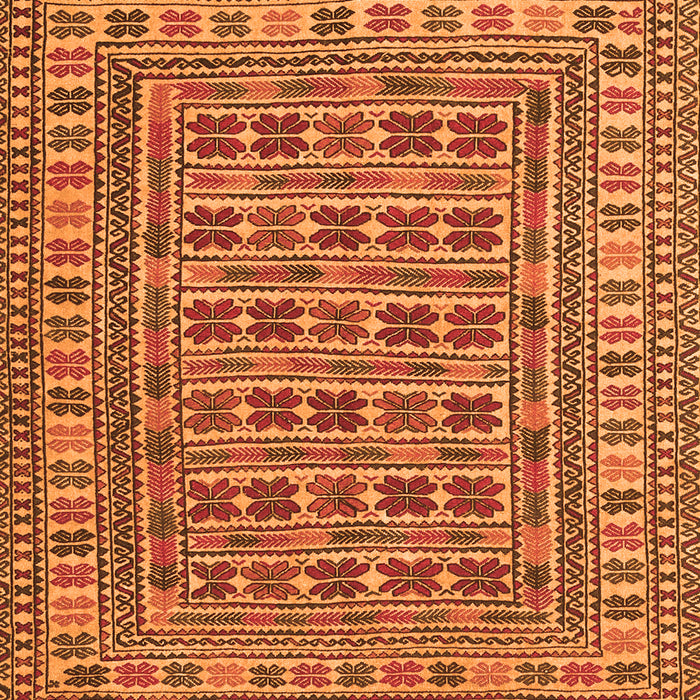Southwestern Orange Country Rug, tr3043org