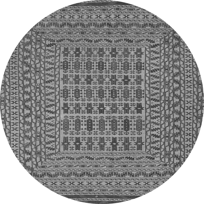 Square Southwestern Gray Country Rug, tr3044gry