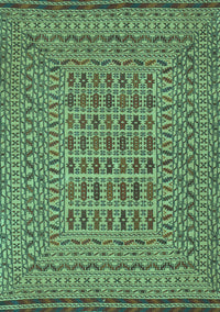 Southwestern Turquoise Country Rug, tr3044turq