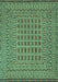 Southwestern Turquoise Country Rug, tr3044turq