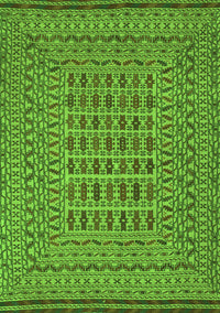 Southwestern Green Country Rug, tr3044grn