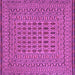 Square Southwestern Purple Country Rug, tr3044pur