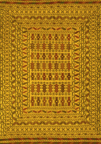 Southwestern Yellow Country Rug, tr3044yw