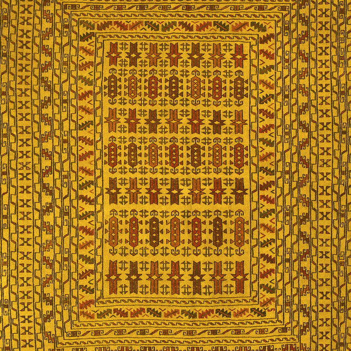 Southwestern Yellow Country Rug, tr3044yw