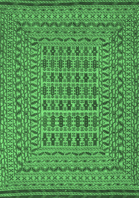 Southwestern Emerald Green Country Rug, tr3044emgrn