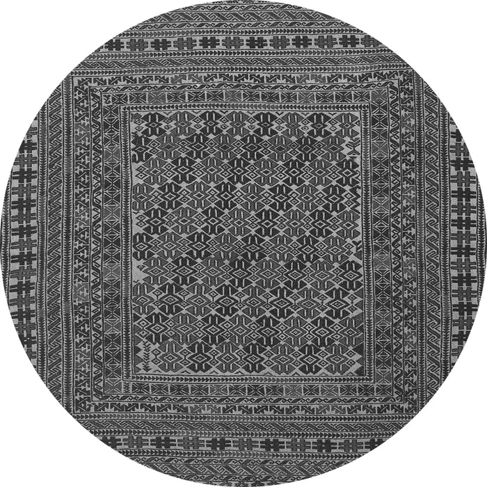 Square Southwestern Gray Country Rug, tr3045gry
