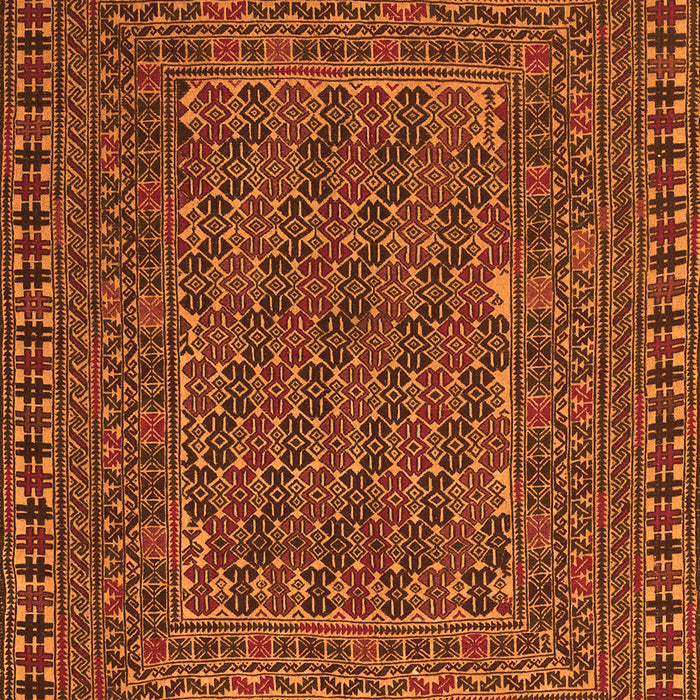 Southwestern Orange Country Rug, tr3045org