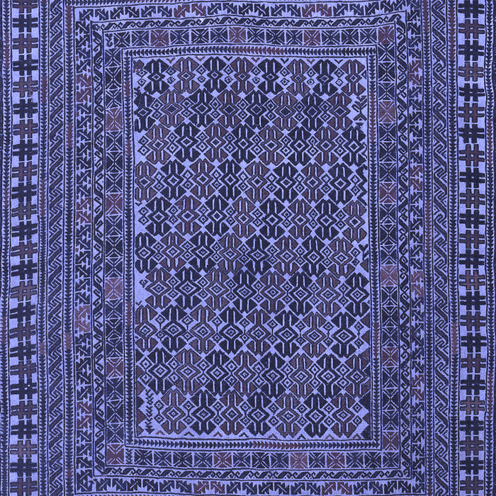 Southwestern Blue Country Rug, tr3045blu