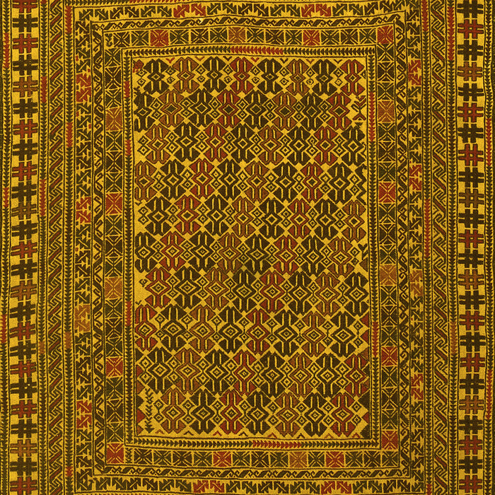 Southwestern Yellow Country Rug, tr3045yw